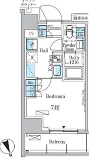 パークアクシス浅草レジデンス【6階】の間取り