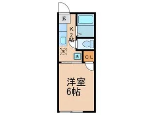 コスモハイツ【1階】の間取り