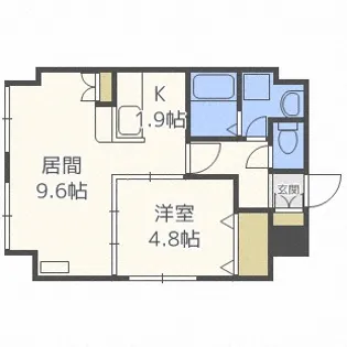 藤井ビル北11条【6階】の間取り
