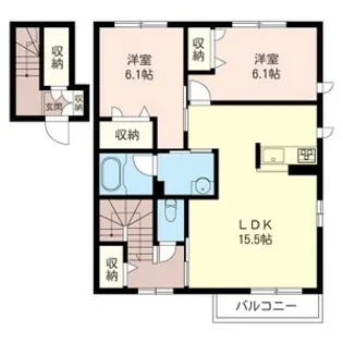アーペル【2階】の間取り
