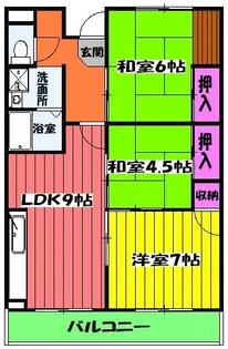 グリーンハイツ一美【1階】の間取り