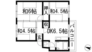 伊丹池尻1号棟【5階】の間取り