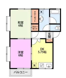 メゾンリヴェール B【1階】の間取り