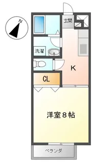 ハイム・ピエルネB【2階】の間取り