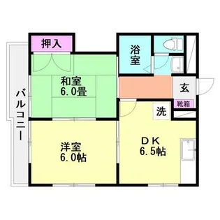 エスポワール市川【2階】の間取り