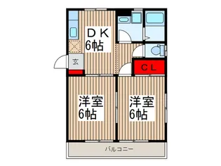 パル・ココロ【2階】の間取り