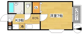 リヴェール宮町【2階】の間取り