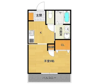 ベルアーチ【1階】の間取り