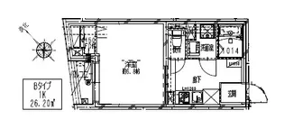 クリアル落合南長崎【1階】の間取り