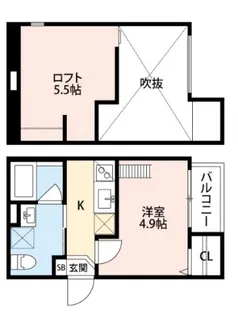 サンテラス住之江公園【2階】の間取り