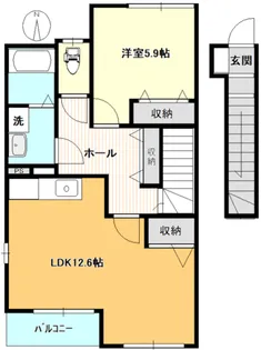 レジデンス向山【2階】の間取り