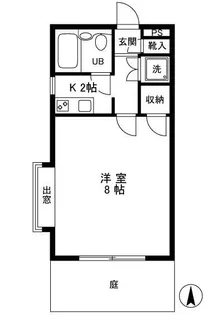 パラシオン椎名町【1階】の間取り