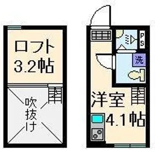 メゾンドピアフ【1階】の間取り