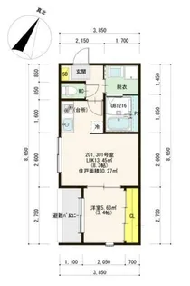 PRIME【3階】の間取り