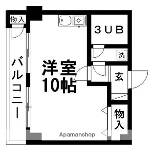 GSハイム蓮根【1階】の間取り