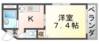 バビーズ千里山【2階】の間取り