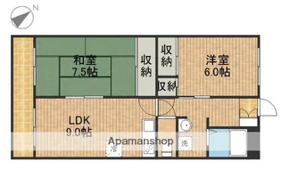 ハーモニー和合II【1階】の間取り