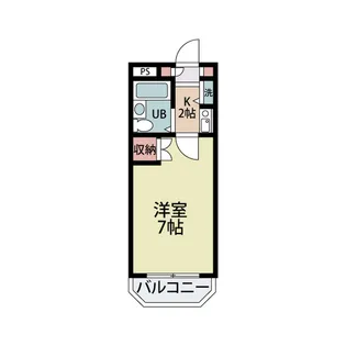 浦和シティマンション【4階】の間取り