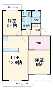 マンションアカンサス I【1階】の間取り