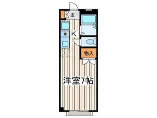 ウィンドワード武蔵野【1階】の間取り