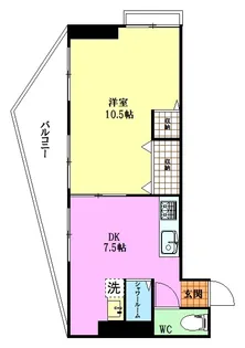 アライビル【3階】の間取り