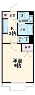 プロムナードI【4階】の間取り