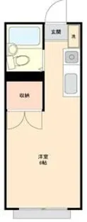 ハウスヒラガタ【1階】の間取り