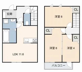 Seas【1階】の間取り