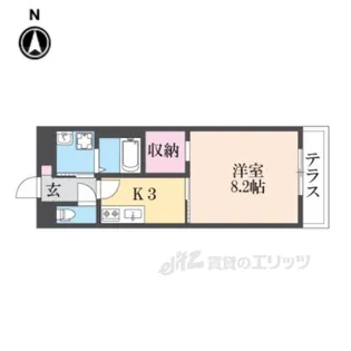 アンプルールフェールU-HA【3階】の間取り
