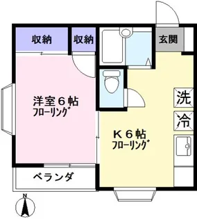 スカイブリッジ【2階】の間取り