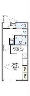レオパレスフォンテーヌB【2階】の間取り