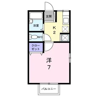 シャトレーヒトミ【2階】の間取り