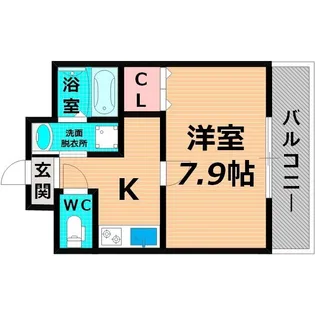 ヴィラナリー太子橋今市【6階】の間取り