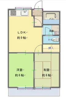 ファインシティI【1階】の間取り