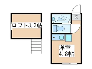 ATTIC NAGATSUTA【1階】の間取り