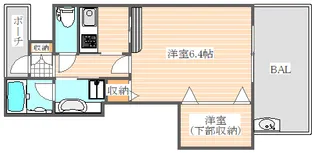 アイビースクエア【10階】の間取り