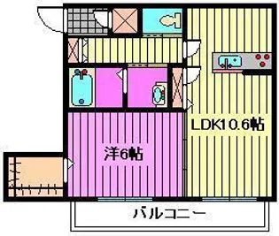 ソレイユ【1階】の間取り
