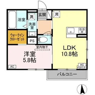 D-Hills領家II【2階】の間取り