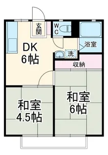 サンシティ西島【2階】の間取り