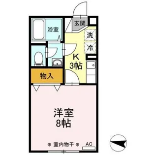 セジュール古舘【1階】の間取り