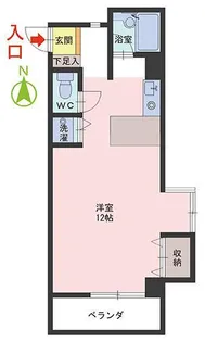 メゾンDEフェニックス【2階】の間取り