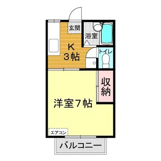 ノーブルK【2階】の間取り