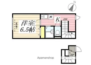 プラージュ知手C棟【2階】の間取り