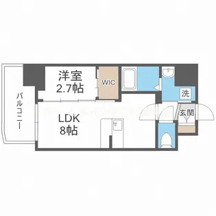 セレニテ天満橋アリア【3階】の間取り