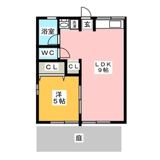 オークハイツ【1階】の間取り