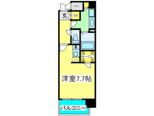 ビエラコート内久宝寺【7階】の間取り
