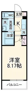 GRADUS京成稲毛II【3階】の間取り
