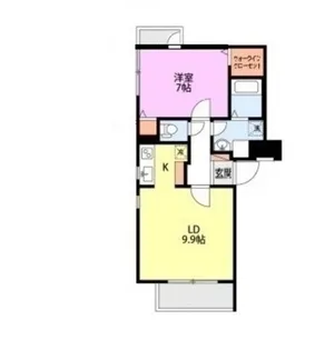 プレム南高田【3階】の間取り
