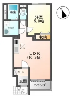 グランツ【1階】の間取り