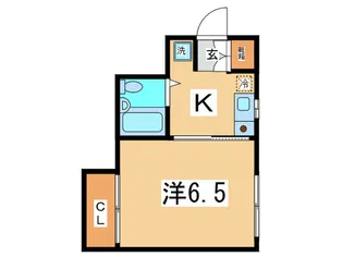 フラット東池袋【1階】の間取り